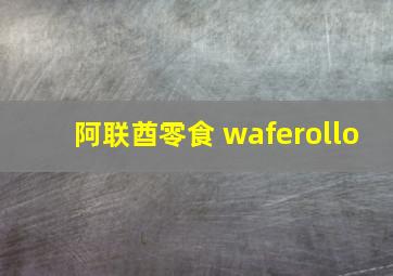 阿联酋零食 waferollo